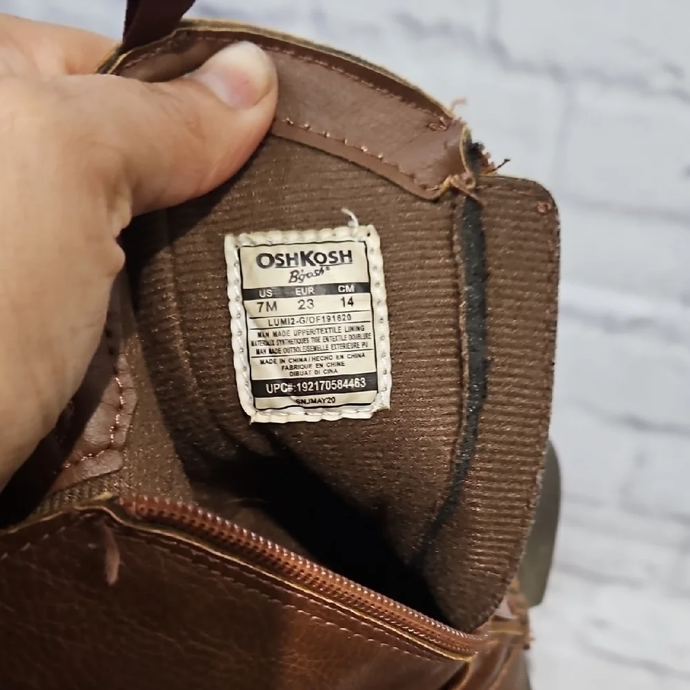OshKosh B'gosh Brown Kids Boots